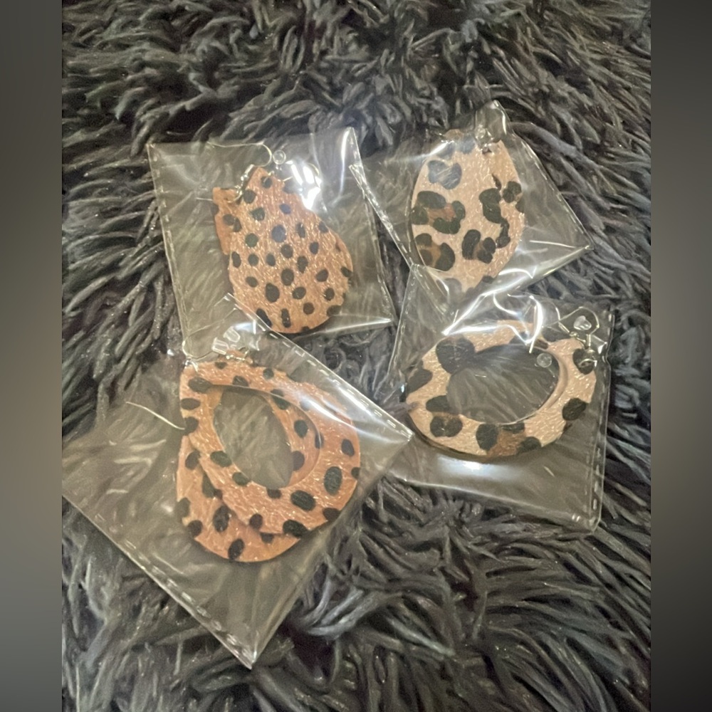 Leopard Print Earring BUNDLE
